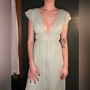 Sage Full length Dress